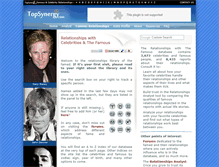 Tablet Screenshot of famous-relationships.topsynergy.com